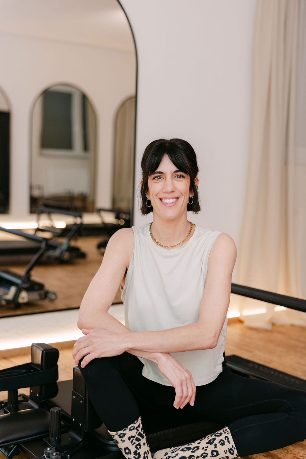 Steffi Stiefvater am Reformer